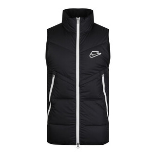 耐克 NIKE 男子 羽绒服 AS M NSW DWN FIL WR VEST SHLD 运动服 CU4415-010 黑色 XL码