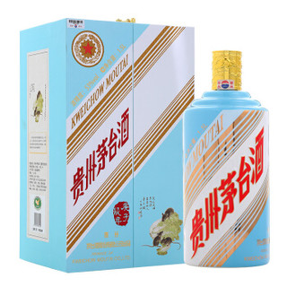 茅台 庚子鼠年 生肖纪念酒 53度 单瓶装白酒 1.5L 口感酱香型
