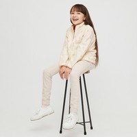 UNIQLO 优衣库 印花摇粒绒拉链外套