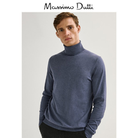 Massimo Dutti  00912440408 男装素色棉质高领针织衫