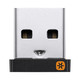 罗技（Logitech）USB优联接收器 无线鼠标键盘接收器 黑色