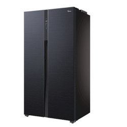 美的630升双开门对开门家用一级变频节能风冷无霜智能大容量冰箱