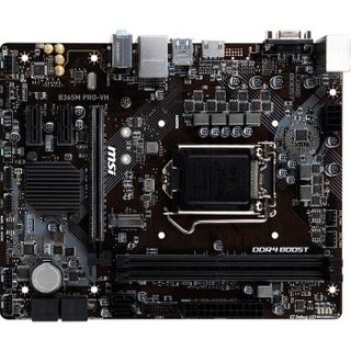 微星 （MSI） B365M PRO-VH主板 支持 9100F/9400F/9500/9700F 支持WIN7（Intel B365/LGA 1151）