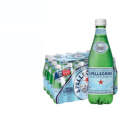 S.PELLEGRINO 圣培露 含气天然矿泉水 500ml*24瓶