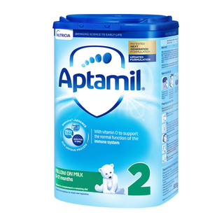 Aptamil 爱他美 经典版 较大婴儿奶粉 英版 2段 800g 易乐罐