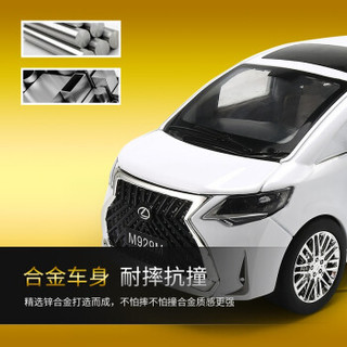 车模仿真1:24雷克萨斯MPV商务车模型合金摆件玩具车 雷克萨斯LM330H(黑金版)