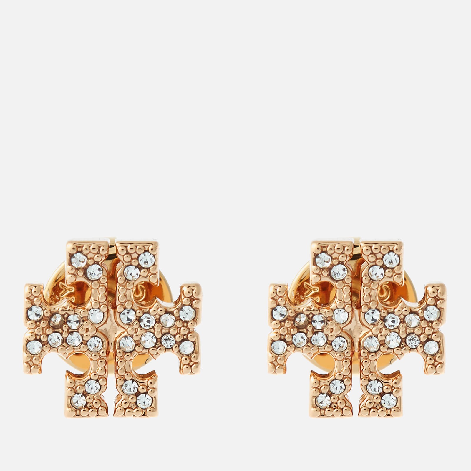 toryburch汤丽柏琦女士密钉logo耳钉