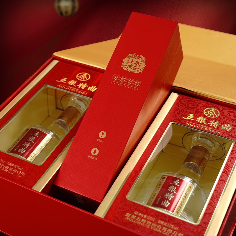 WULIANGYE 五粮液五粮特曲52%vol 浓香型白酒500ml 单瓶装【报价价格