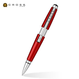 高仕（CROSS）宝珠笔 EDGE/精锐系列 高档商务办公签字笔 玫瑰红AT0555-7