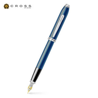 CROSS 高仕  涛声系列 钢笔  蓝珐琅白夹