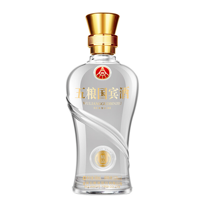 WULIANGYE 五粮液五粮国宾酒精品52%vol 浓香型白酒500ml*2瓶双支装