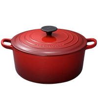 LE CREUSET 酷彩 铸铁汤锅 24cm 红色