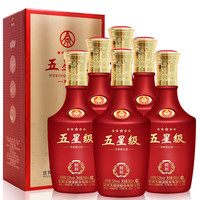 WULIANGYE 五粮液 五星级 精制 52%vol 浓香型白酒 500ml*6瓶 整箱装