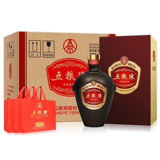 WULIANGYE 五粮液 五粮陈酒系列 传承 52%vol 浓香型白酒 500ml*6瓶 整箱装