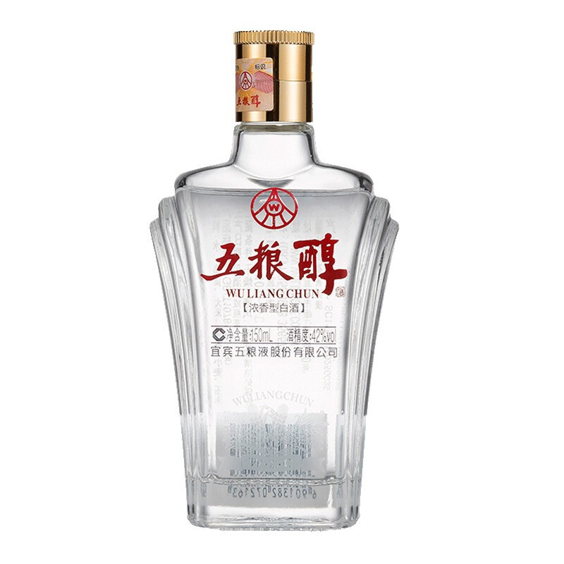 五粮液股份五粮醇42度铠甲小酒单瓶装150ml浓香型口粮小酒