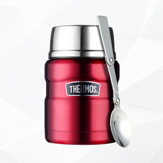 THERMOS 膳魔师 焖烧罐保温杯 470ml 大红色 *2件