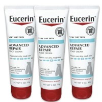 中亚Prime会员：Eucerin 优色林 干性皮肤修复护足霜 85g*3支