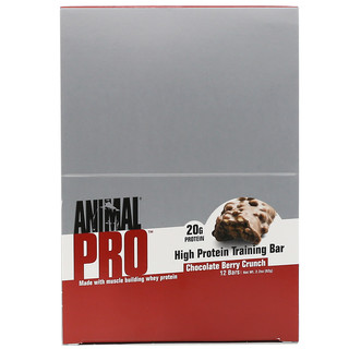 Universal Nutrition 环球营养 Animal Pro系列 蛋白棒 浆果巧克力脆味 62g*12支