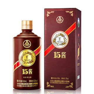 WULIANGYE 五粮液 15酱 手工版 53%vol 酱香型白酒 500ml*6瓶 整箱装