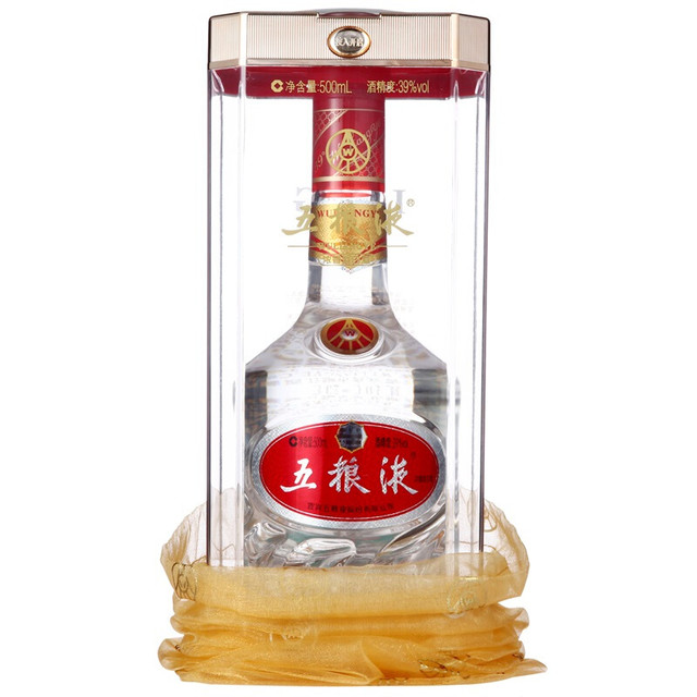 WULIANGYE 五粮液39%vol 浓香型白酒500ml*6瓶整箱装【报价价格评测怎么