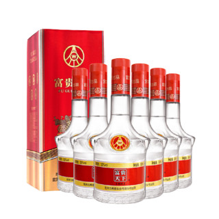 WULIANGYE 五粮液 富贵天下 绵纯级 52%vol 浓香型白酒 500ml*6瓶 整箱装