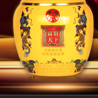 WULIANGYE 五粮液 富贵天下 祝君如意 52%vol 浓香型白酒 500ml*6瓶 整箱装