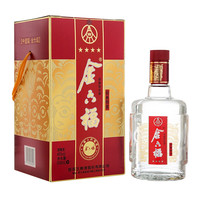 金六福 经典四星 45%vol 浓香型白酒 500ml 单瓶装