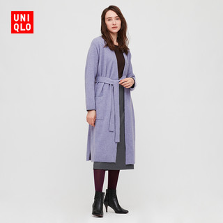 UNIQLO 优衣库 428870 女士系带针织大衣