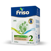 Friso 美素佳儿 荷兰系列盒装2段 (6-10个月) 婴儿配方奶粉5倍DHA配方700g/盒