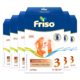 Friso 美素佳儿 荷兰系列盒装3段(1-3岁)婴儿配方奶粉5倍DHA配方700g*6盒/箱