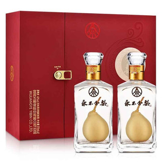 WULIANGYE 五粮液 永不分梨 40%vol 浓香型白酒 375ml*2瓶 礼盒装