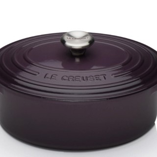 Le Creuset 酷彩 铸铁汤锅 23cm 黑醋栗