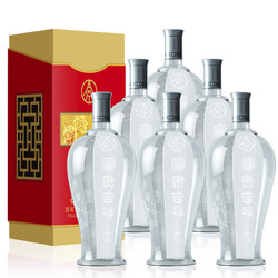 WULIANGYE 五粮液 股份 富贵吉祥牡丹 浓香型白酒礼盒装 整箱装 52度500ml*6瓶 高度纯粮食酒水 名酒礼品酒喜酒