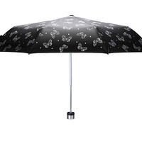 Knirps 克尼普斯 8骨 蝴蝶银 遮阳伞