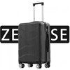 时尚潮流拉杆箱20寸密码箱学生行李箱万向轮24寸旅行箱皮箱28寸 24寸 黑色