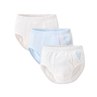 gb 好孩子 男童三角内裤三条装 粉蓝色 80cm