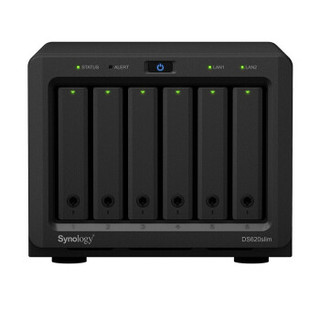 群晖（Synology）NAS网络存储服务器 共享备份私有云盘 磁盘阵列（无内置硬盘） 六盘位