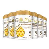 Wyeth 惠氏 A2蛋白系列 幼儿奶粉 港版 3段 900g*6罐