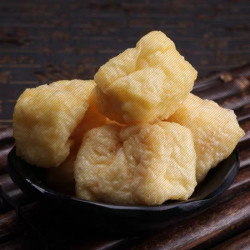 东北豆泡油豆腐泡油炸空心豆泡火锅麻辣烫配菜非干豆泡冯小米家