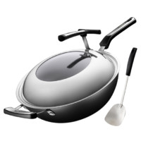 ASD 爱仕达 WG8332QB 炒锅(32cm、无涂层、铸铁)