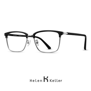 Helen Keller 海伦凯勒 商务眼镜框+凯米 U6膜层 1.67折射率 防蓝光镜片 2片