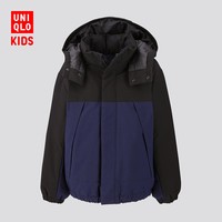 优衣库 童装/男童/女童 保暖WARM PADDED连帽外套 422458 UNIQLO