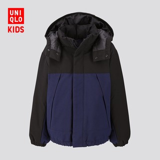 UNIQLO 优衣库 WARM PADDED 儿童保暖连帽外套