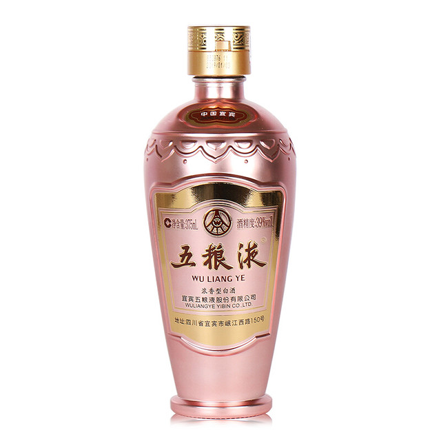 WULIANGYE 五粮液玫瑰金39%vol 浓香型白酒375ml 单瓶装【报价价格评测