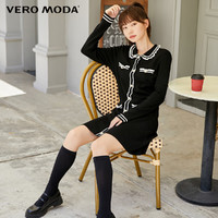 聚划算百亿补贴：VERO MODA 320446001 女式针织长袖连衣裙