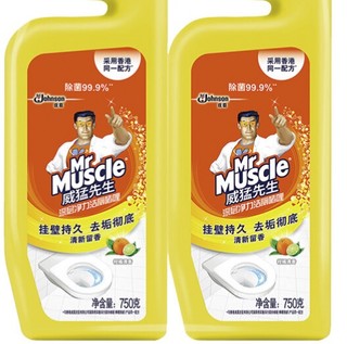 Mr Muscle 威猛先生 洁厕剂 750g*2瓶 柑橘清香