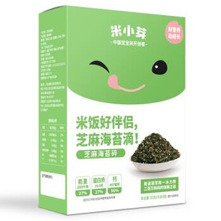 米小芽即食芝麻海苔碎50g×4份，29.8元，折每份7.45元 *4件