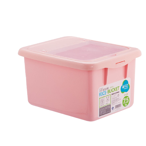 CHAHUA 茶花 2303 收纳桶 31.2*24.2*19.4cm 樱花粉