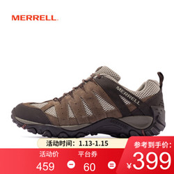 MERRELL迈乐 男鞋 ACCENTOR2VENT 重装徒步鞋 耐磨抓地 J99661 J99661 石头色 44