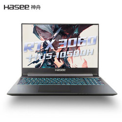 HASEE 神舟 战神 Z8-CA5NS 15.6英寸笔记本电脑（i5-10500H、16GB、512GB、RTX 3060）